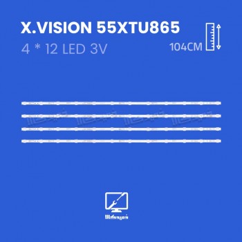 بک لایت تلویزیون ایکس ویژن  مدل 55XTU865