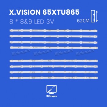 بک لایت تلویزیون ایکس ویژن 65XTU865