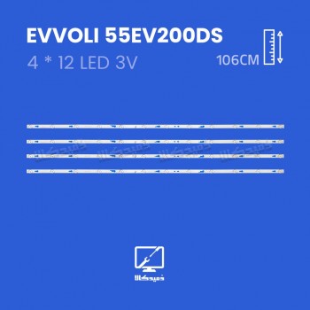 بک لایت تلویزیون ایوولی مدل 55EV200US