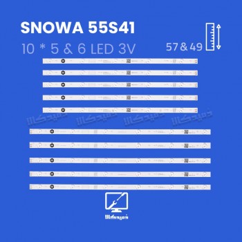 بک لایت تلویزیون اسنوا مدل 55S41