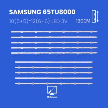 بک لایت تلویزیون سامسونگ مدل 65TU8000