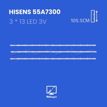 بک لایت تلویزیون هایسنس مدل 55A7300