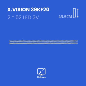 بکلایت تلویزیون ایکس ویژن 39KF20