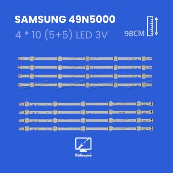 بک لایت تلویزیون سامسونگ مدل 49N5000