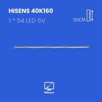 بک لایت تلویزیون هایسنس مدل 40K160