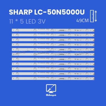 بک لایت تلویزیون شارپ مدل 50N4000U - 50N5000U