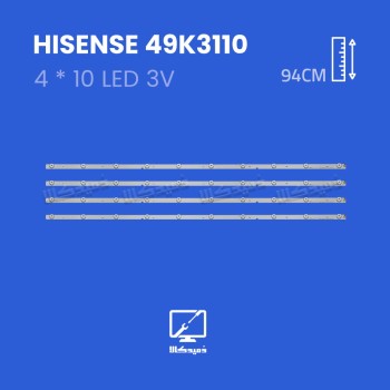بک لایت تلویزیون هایسنس مدل 49K3110