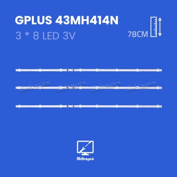 بک لایت تلویزیون جی پلاس مدل GTV-43MH414N