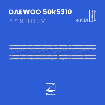 بک لایت تلویزیون دوو مدل 50K3110