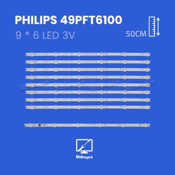 بک لایت تلویزیون فیلیپس مدل 49PFT6100