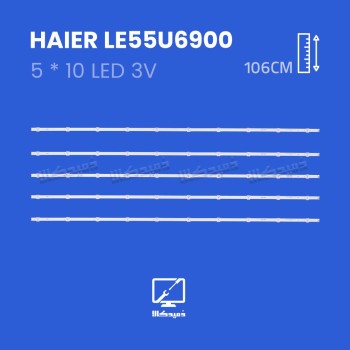 بک لایت تلویزیون هایر مدل LE55U6900