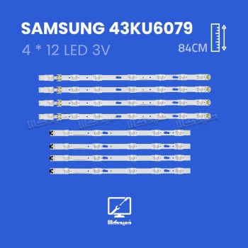 بک لایت تلویزیون سامسونگ مدل 43KU6079