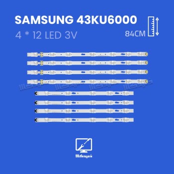 بک لایت تلویزیون سامسونگ مدل 43KU6000