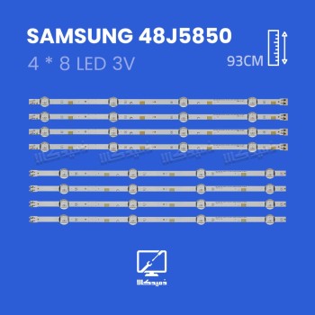 بک لایت تلویزیون سامسونگ مدل 48J5850