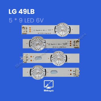 بک لایت تلویزیون ال جی مدل 49LB