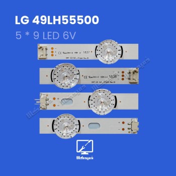 بکلایت تلویزیون ال جی مدل 49LH55500
