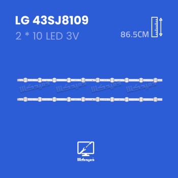 بک لایت تلویزیون ال جی مدل 43SJ8109
