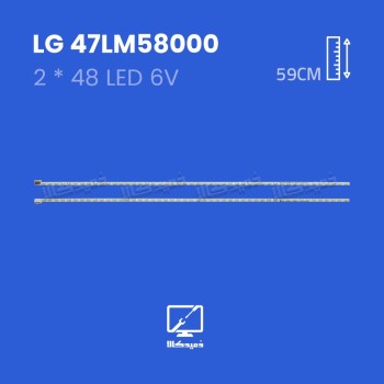بک لایت تلویزیون ال جی مدل 47LM58000
