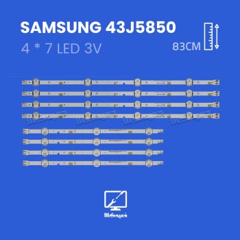 بک لایت تلویزیون سامسونگ مدل 43J5850