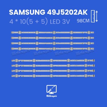 بک لایت تلویزیون سامسونگ مدل 49J5202AK