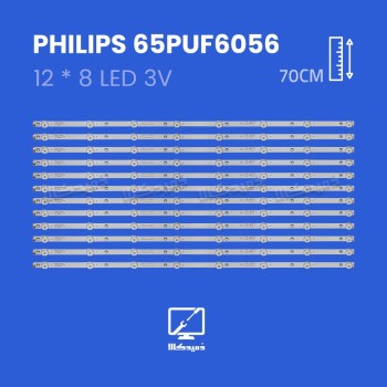 بک لایت تلویزیون فیلیپس مدل 65PUF6056