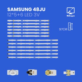 بکلایت تلویزیون سامسونگ مدل 48JU6980