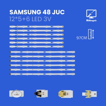 بکلایت تلویزیون سامسونگ مدل 48JUC7920