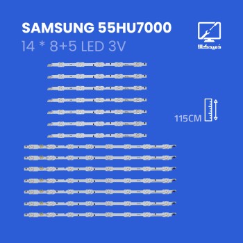 بکلایت تلویزیون سامسونگ مدل 55HU7000
