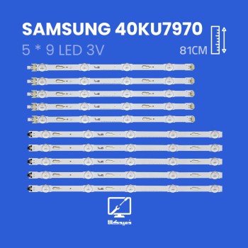 بکلایت تلویزیون سامسونگ مدل 40KU7970