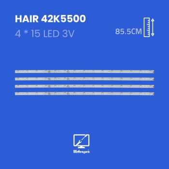 بکلایت تلویزیون هایر مدل 42K5500