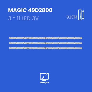 بکلایت تلویزیون مجیک مدل 49D2800