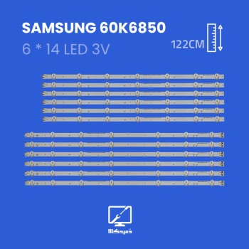 بکلایت تلویزیون سامسونگ مدل 60K6850