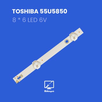 بکلایت تلویزیون توشیبا مدل 55U5850
