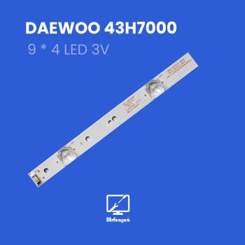 بکلایت تلویزیون دوو مدل 43H7000