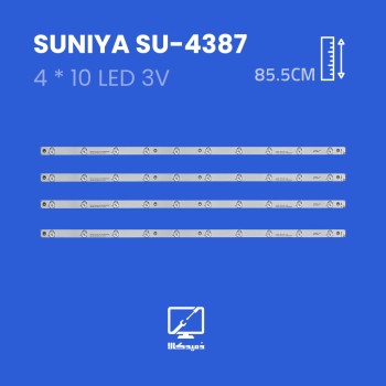 بکلایت تلویزیون سونیا مدل SU4387-SU4386