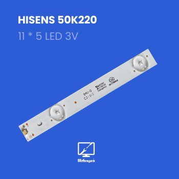 بکلایت تلویزیون هایسنس مدل 50K220