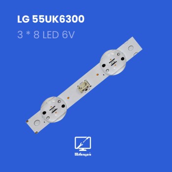 بکلایت تلویزیون ال جی مدل 55UK6300