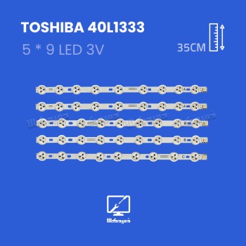 بکلایت تلویزیون توشیبا مدل 40L1333