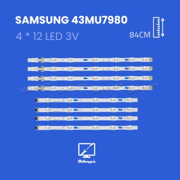بک لایت تلویزیون سامسونگ مدل 43MU7980