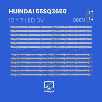 بکلایت تلویزیون هیوندای مدل 55SQ3650