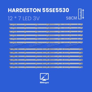بکلایت تلویزیون هاردستون مدل 55SE5530 - 55SE5520