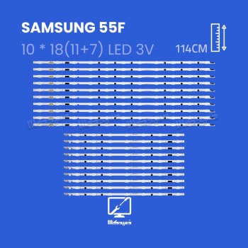 بک لایت تلویزیون سامسونگ مدل 55F