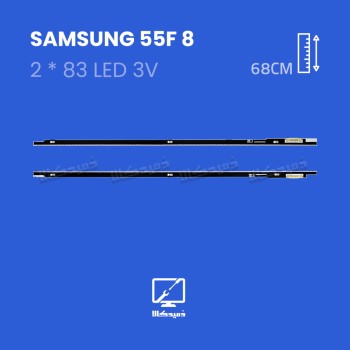 بکلایت تلویزیون سامسونگ مدل 55F سری 8