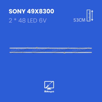 بکلایت تلویزیون سونی مدل 49X8300