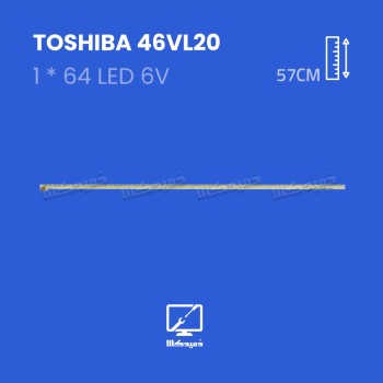 بکلایت تلویزیون توشیبا مدل 46VL20