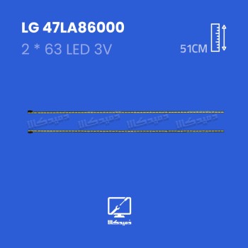 بکلایت تلویزیون ال جی مدل 47LA86000