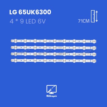 بکلایت تلویزیون ال جی مدل 65UK6300