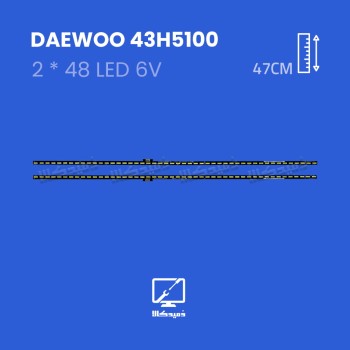 بک لایت تلویزیون دوو مدل 43H5100