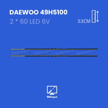 بکلایت تلویزیون دوو مدل 49H5100