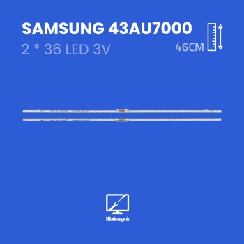 بکلایت تلویزیون سامسونگ مدل 43AU7000